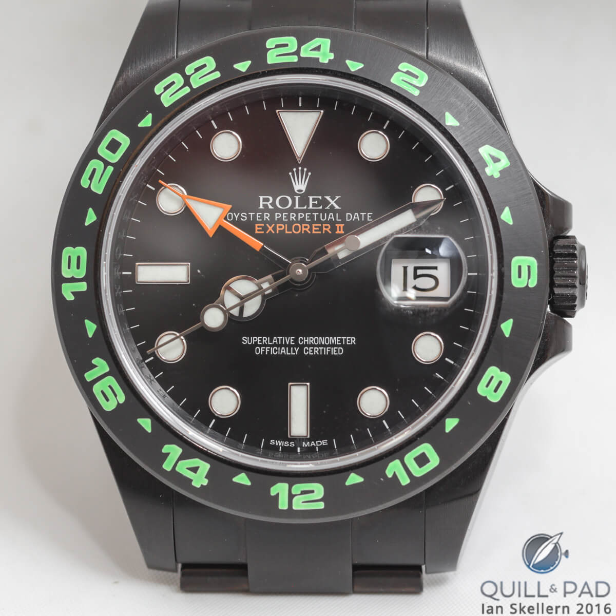 Blackened Rolex Explorer II