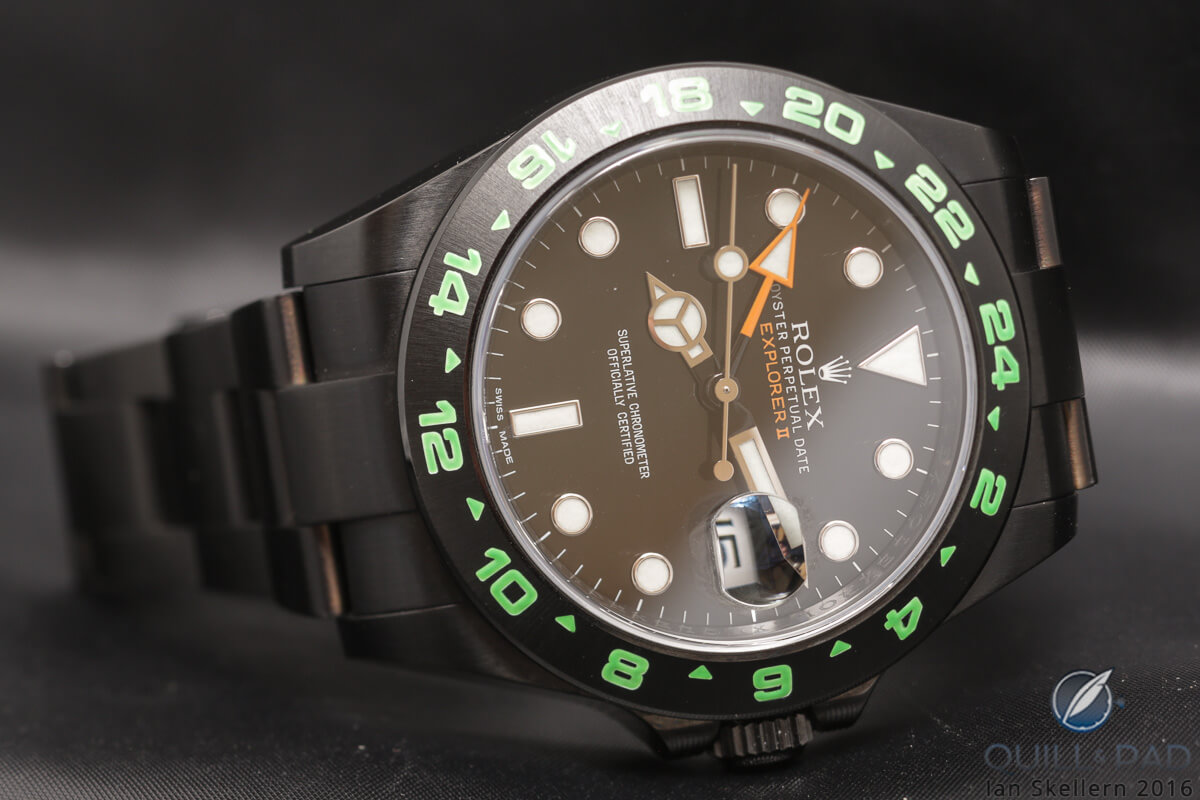 Blackened Rolex Explorer II