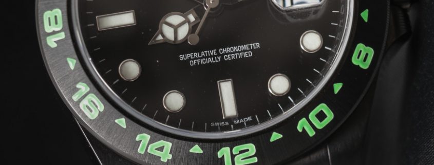Blackened Rolex Explorer II