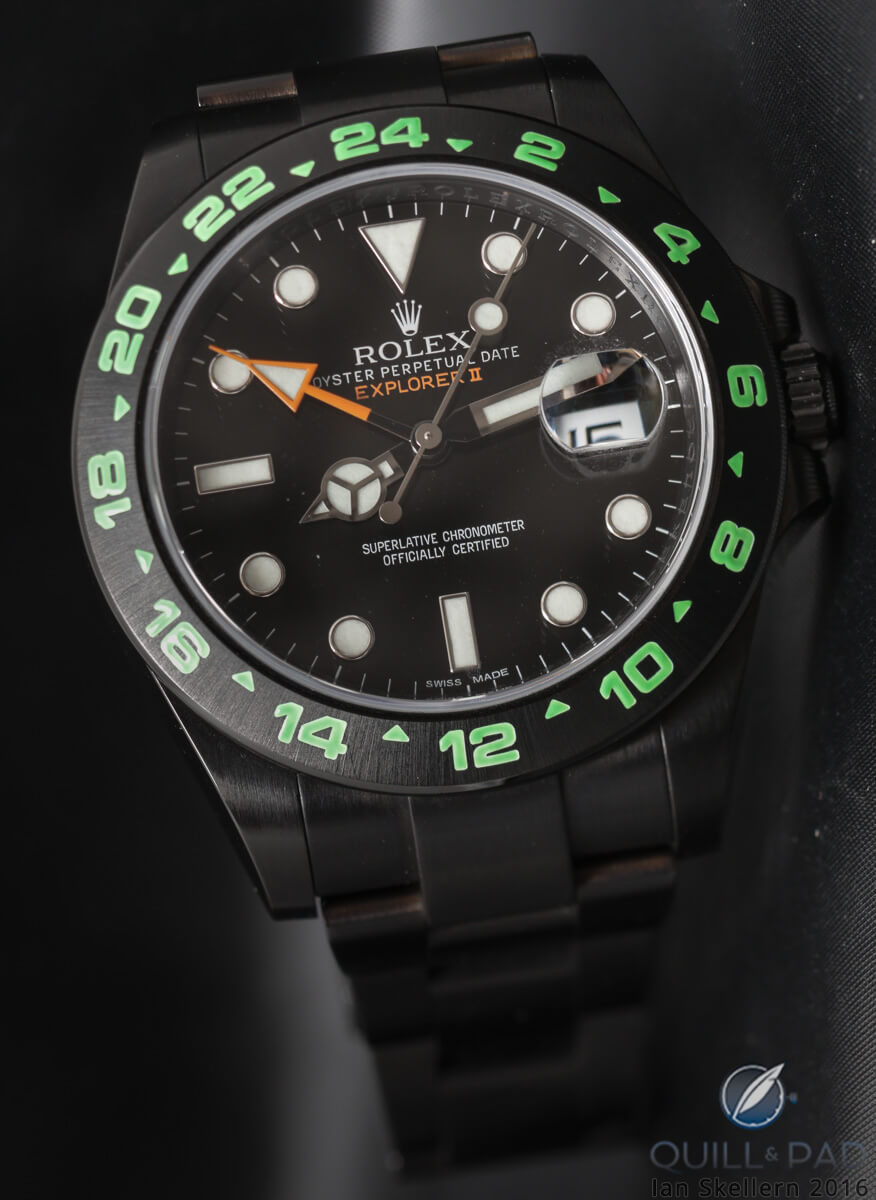 Blackened Rolex Explorer II