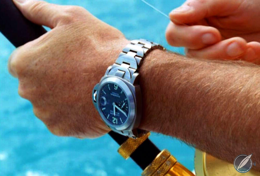 Pierce Brosnan wearing a Panerai Luminor in 'After The Sunset'