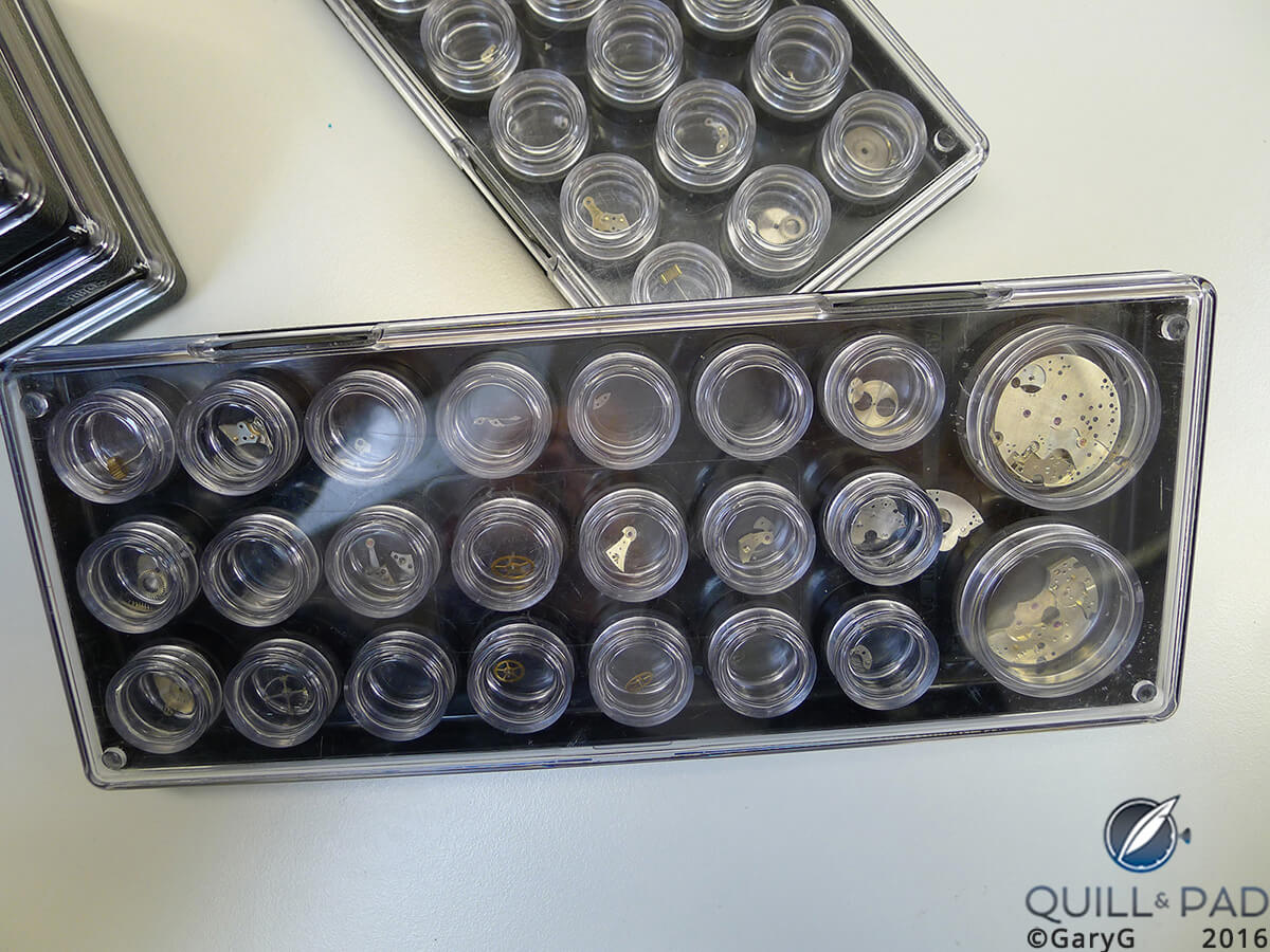 Movement components, Voutilainen Masterpiece Chronograph II