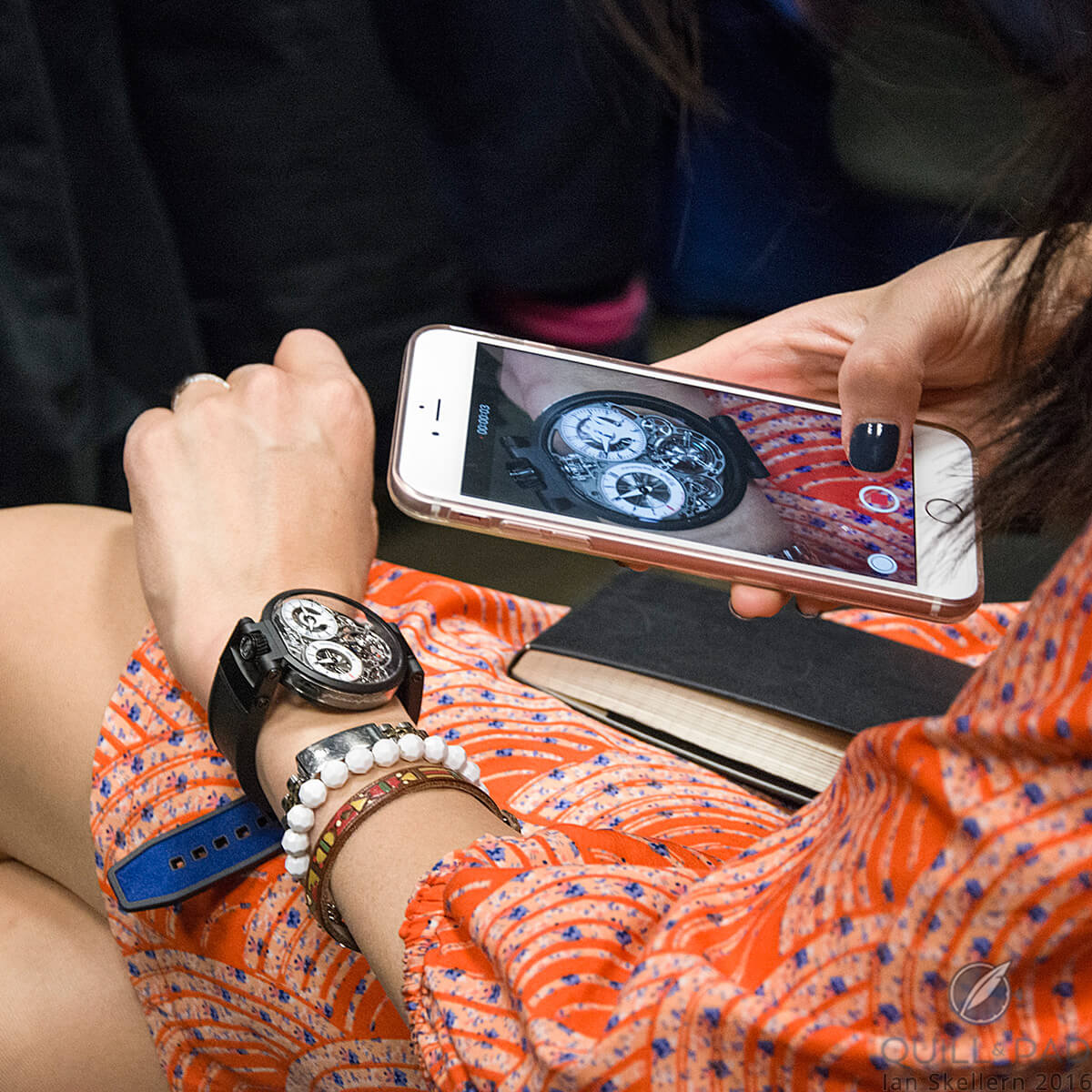 Bovet Ottantasei by Pininfarina on the wrist