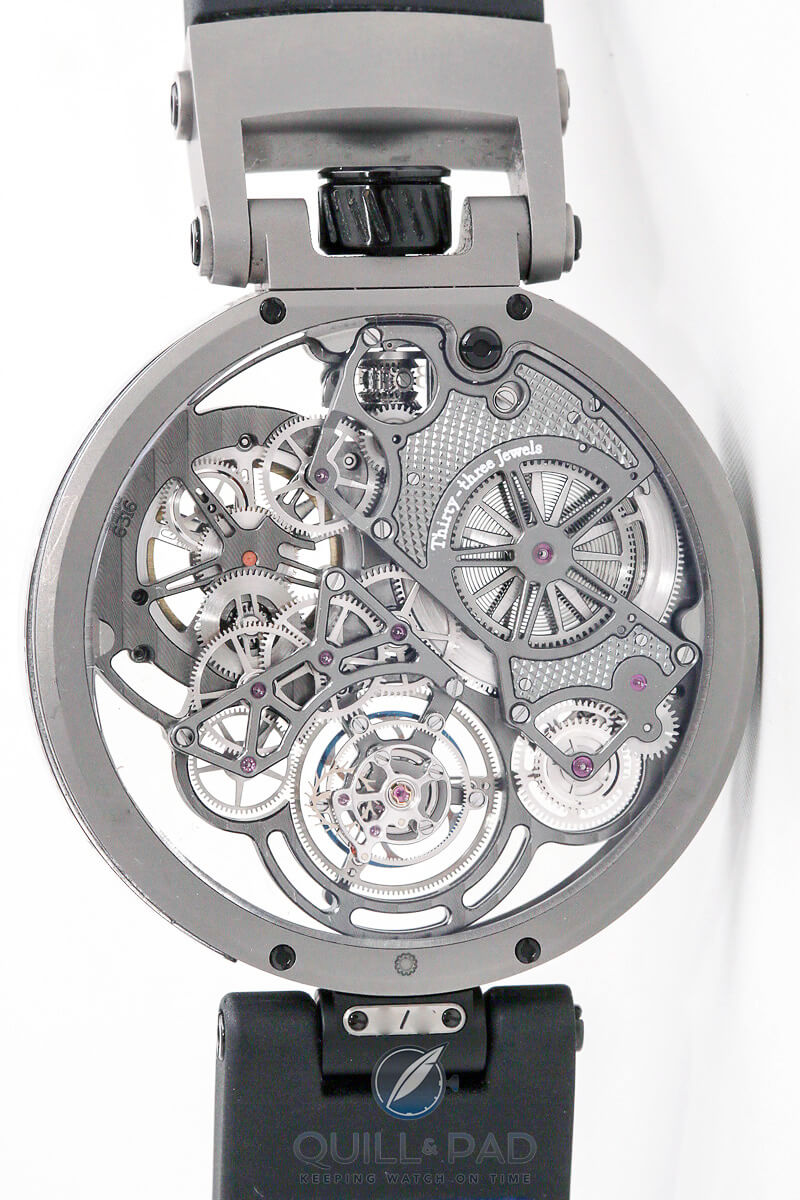 View from the back of the Bovet Ottantasei by Pininfarina