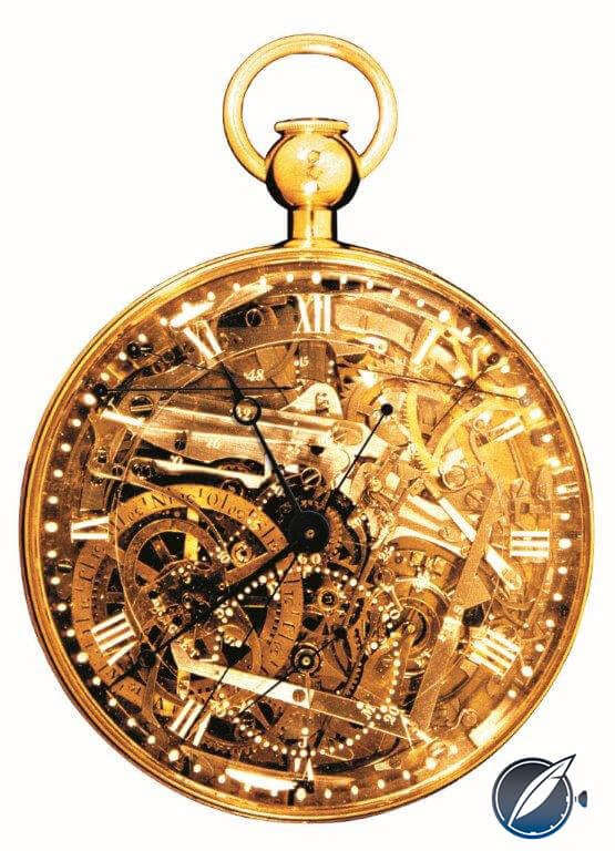 Abraham-Louis Breguet's original pocket watch No. 160, which was commissioned for Marie Antoinette, then queen of France