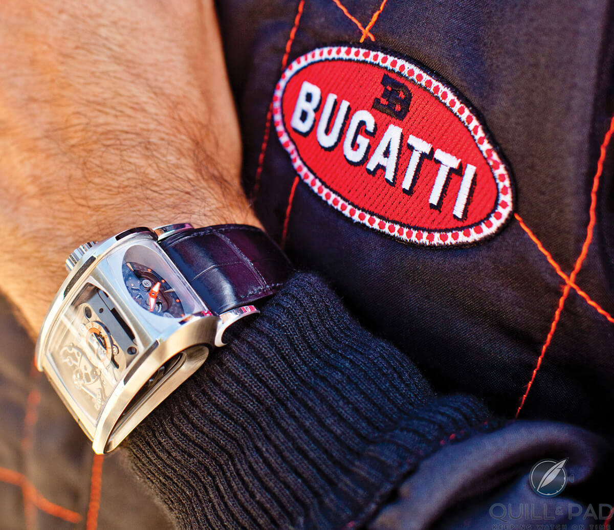 Parmigiani Bugatti Super Sport on the wrist