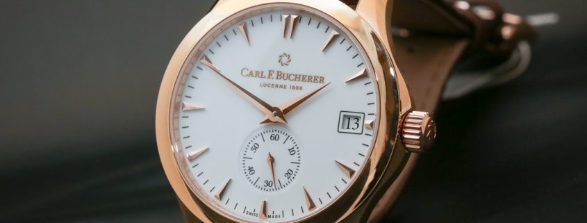 Carl F. Bucherer Manero Peripheral in pink gold