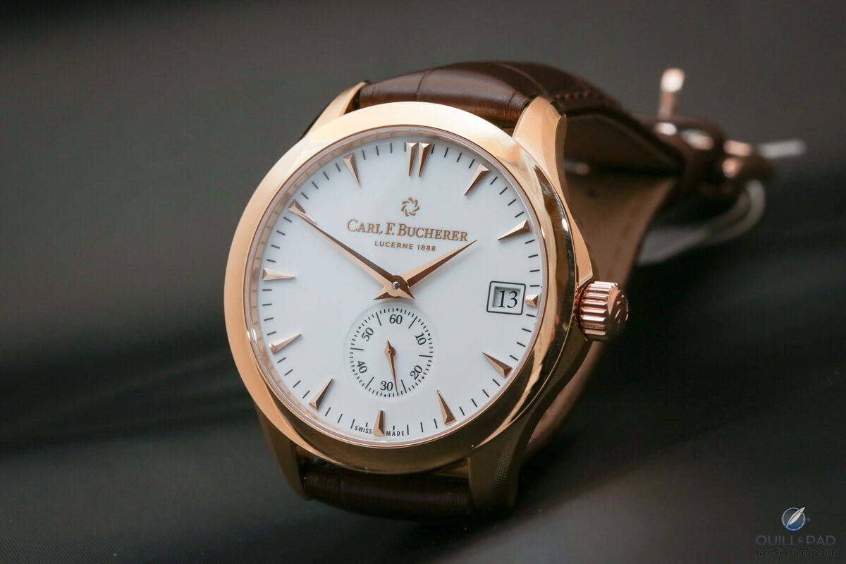 Carl F. Bucherer Manero Peripheral in pink gold