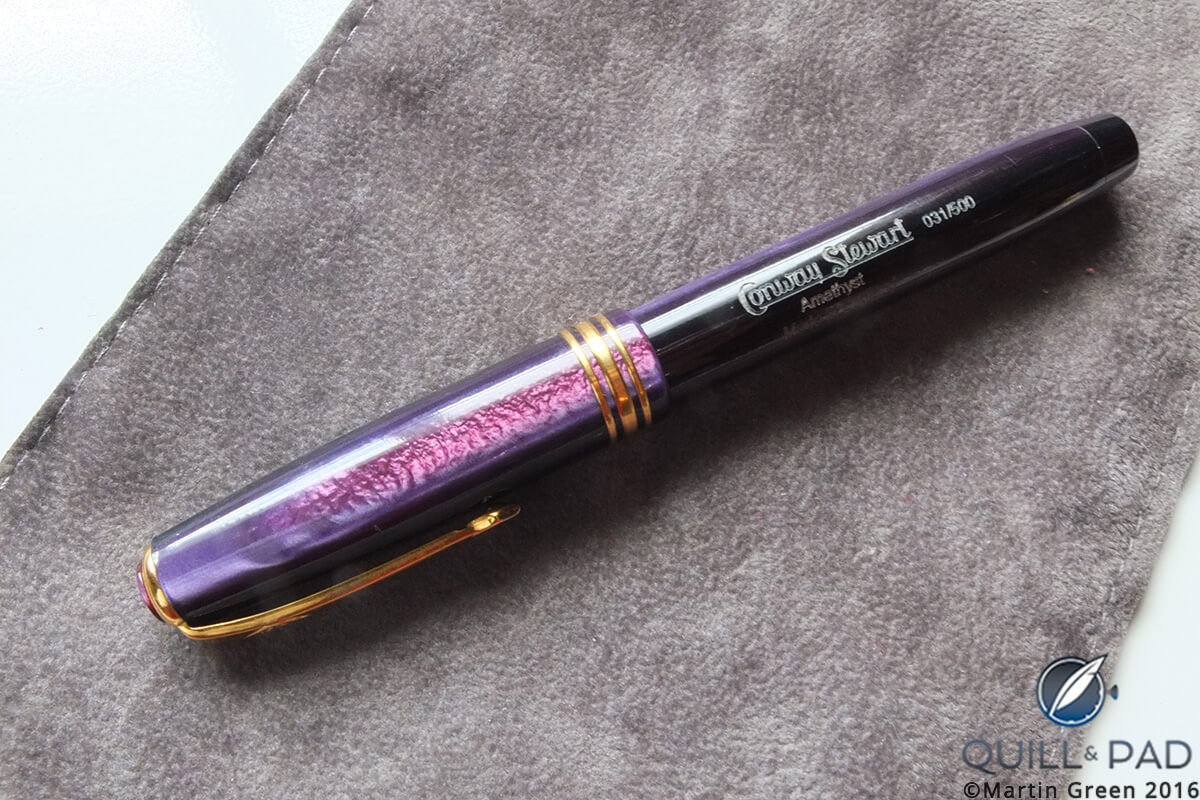 Conway Stewart Amethyst fountain pen