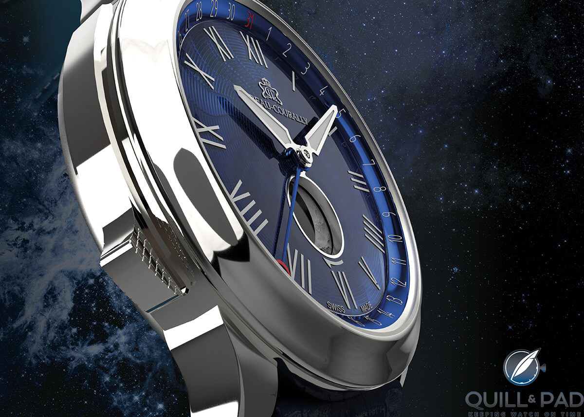 Lebeau-Courally Phase de Lune in platinum