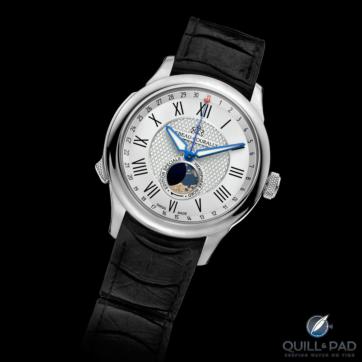 Lebeau-Courally Phase de Lune in stainless steel