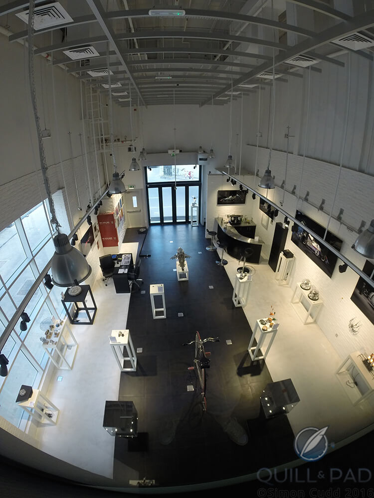 Inside the MB&F M.A.D.Gallery Dubai