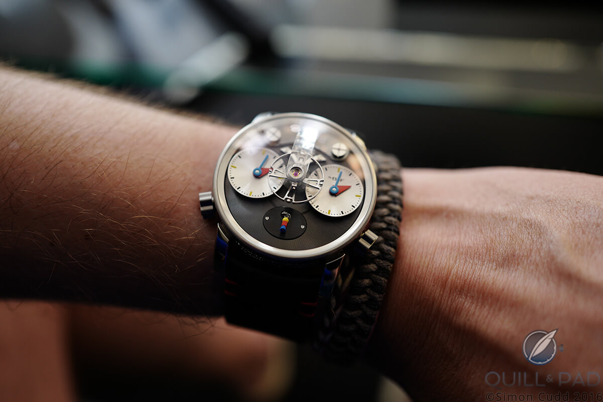 MB&F Legacy Machine Silberstein at the MB&F M.A.D.Gallery Dubai