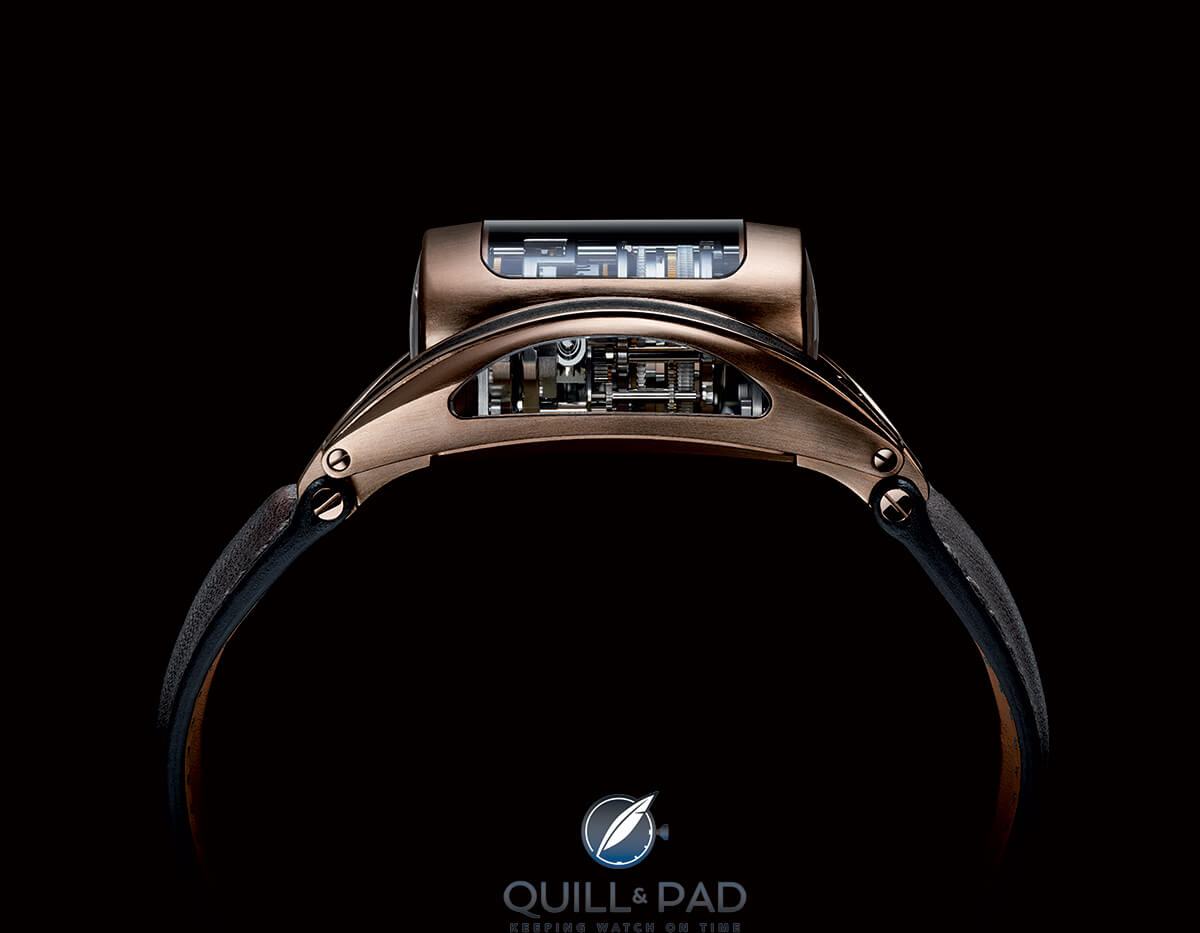 Side view of the Parmigiani Bugatti Type 370 Mythe