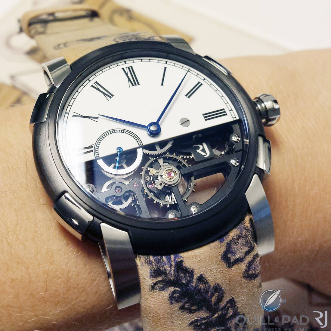 Romain Jerome Tattoo-DNA by Xoil on the wrist