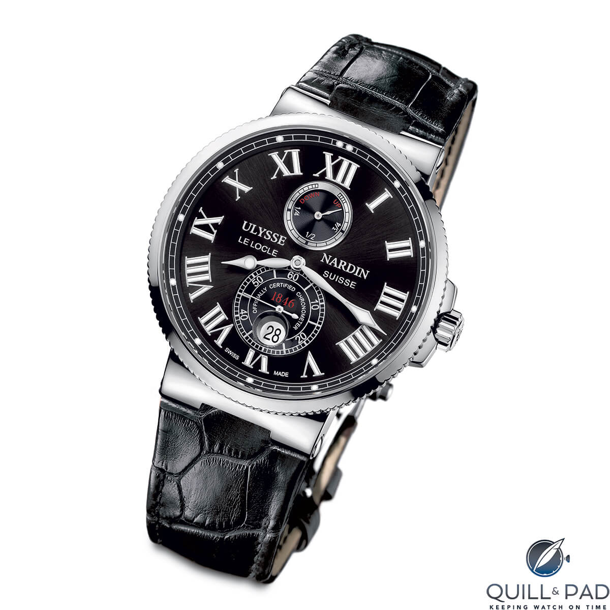 Ulysse Nardin Maxi Marine Chronometer in stainless steel