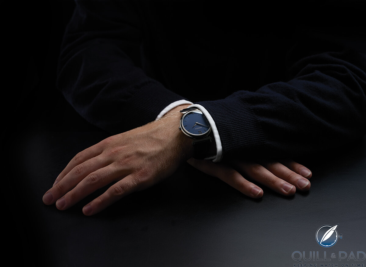 Alexandre Meerson Altitude Première with blue dial