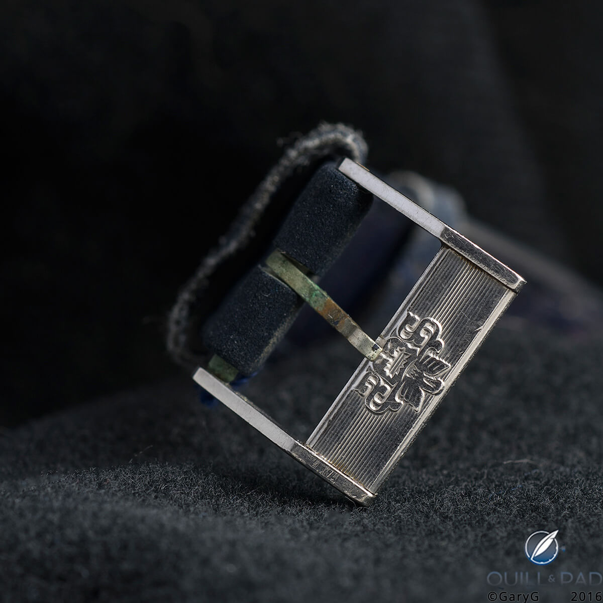 Bucherer Chronometer buckle with distinctive crest