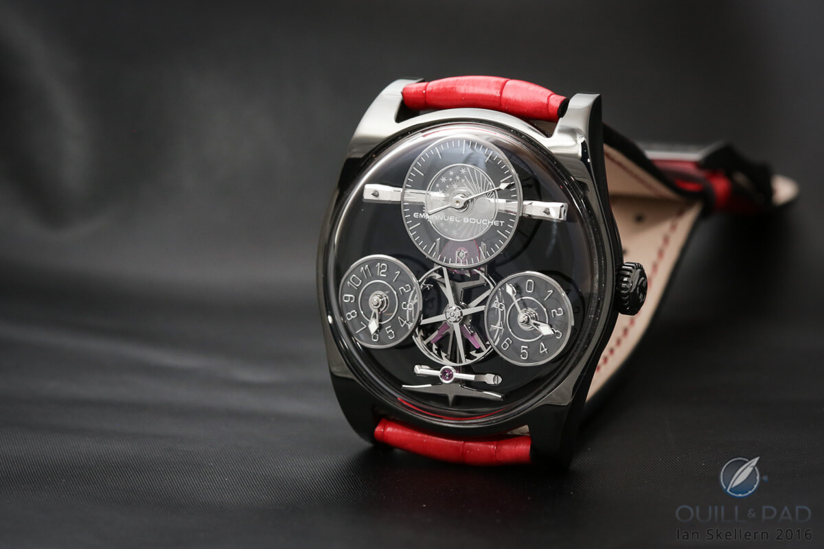 Emmanuel Bouchet Complication One with black onyx dial