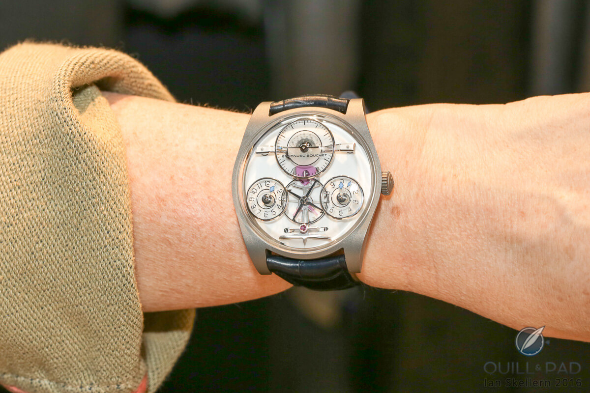 Emmanuel Bouchet Complication One on the wrist