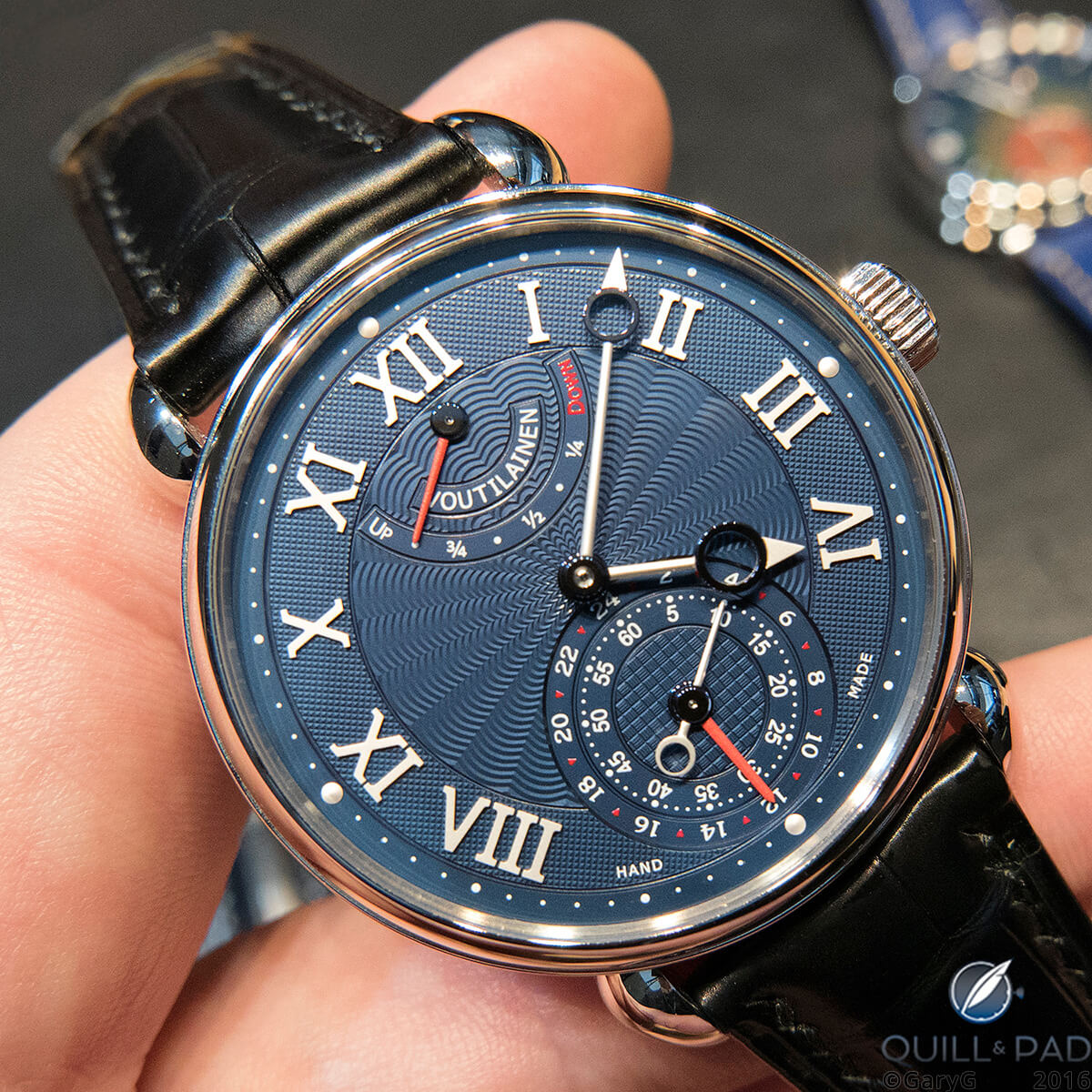 Kari Voutilainen GMR with Vingt-8 base movement