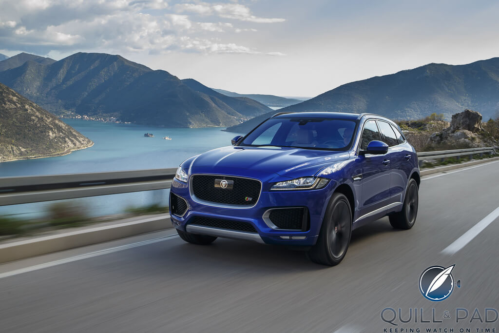 Jaguar F-Pace in its natural habitat: the open road