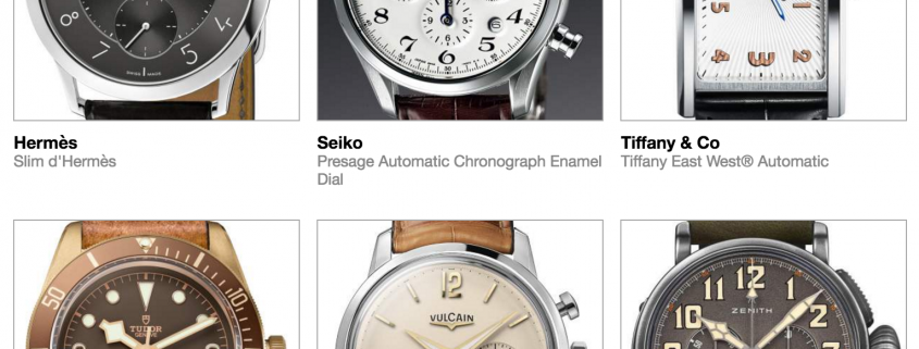 Pre-selected Petite Aiguille watches in the 2016 GPHG