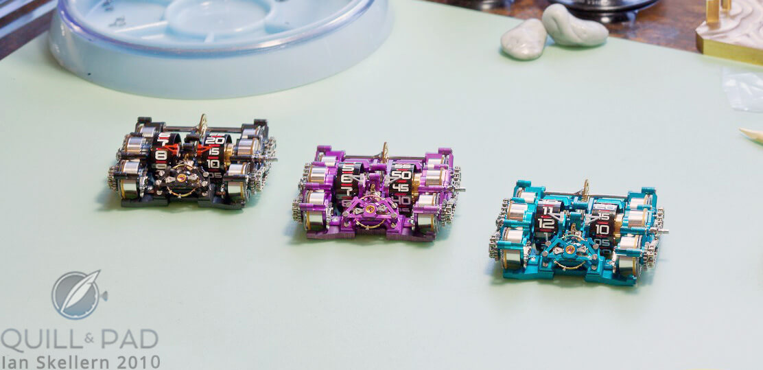A colorful platoon of Rebellion T-1000 movements