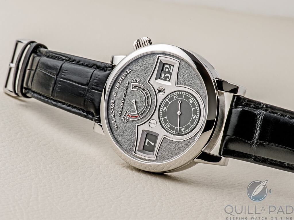 A. Lange & Söhne Zeitwerk Handwerkskunst in platinum
