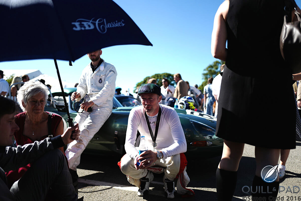 Gordon Sheddon at the 2016 Goodwood Revival