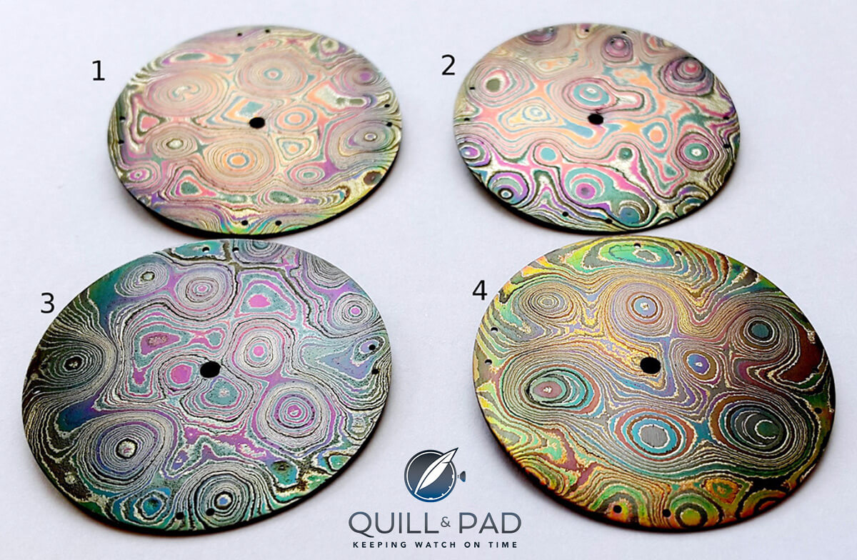 GoS offers clients a selection of dial choices when ordering the Sarek model; coloring alternatives may also be ordered