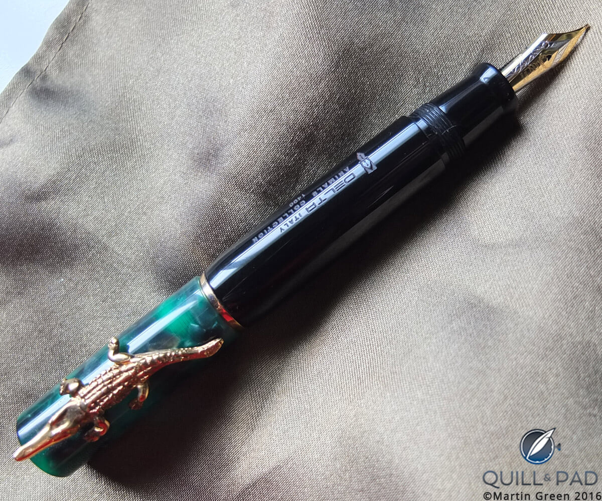 Delta Animals Collection Crocodile fountain pen