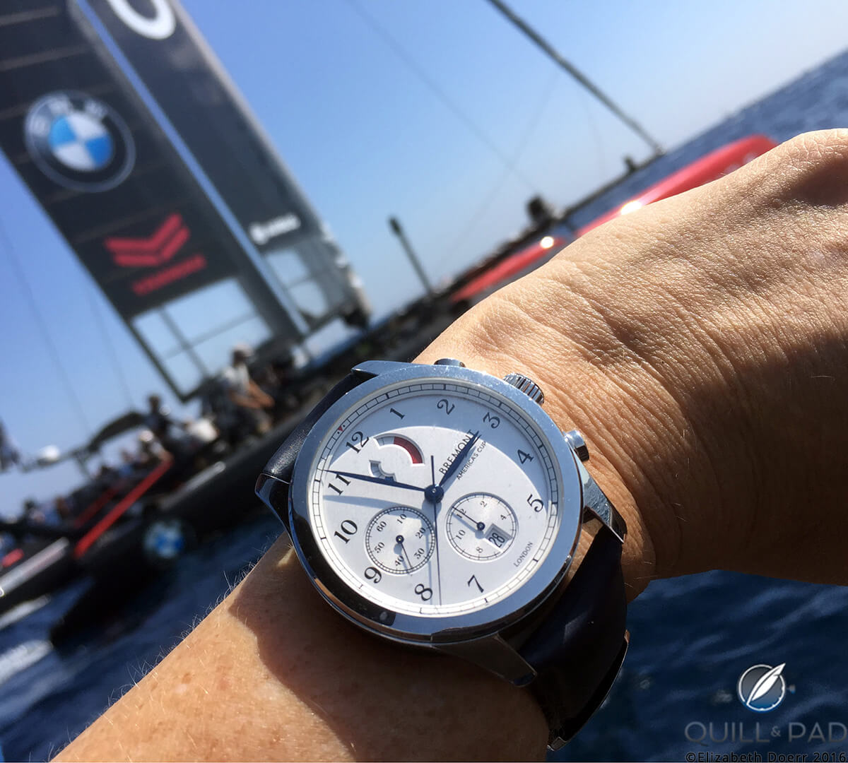Bremont Regatta AC on the wrist
