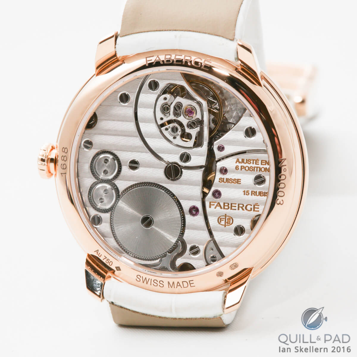 Fabergé Lady Levity movement size