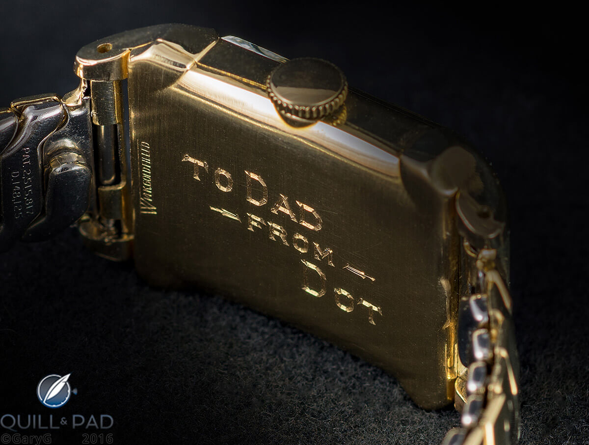 Inscription, Grandpap’s last watch