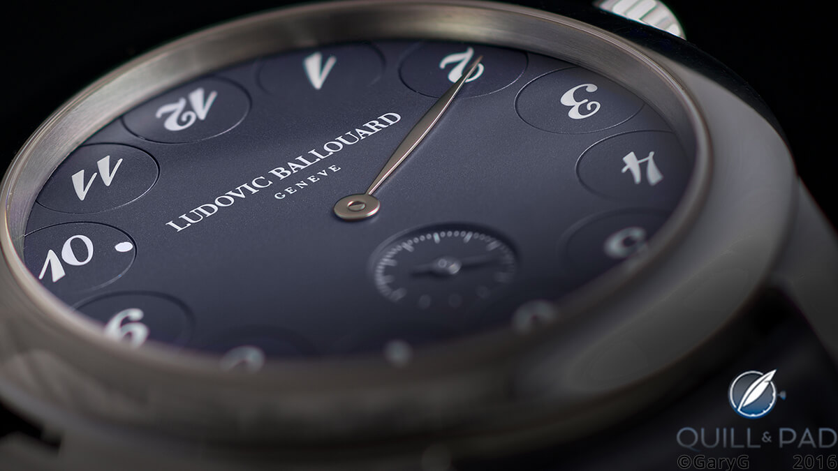 Parting shot: dial detail, Ludovic Ballouard Upside Down