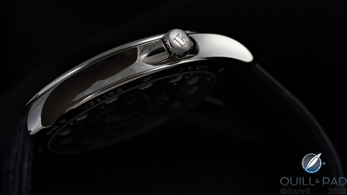Beauty in detail: case and crown, Ludovic Ballouard Upside Down