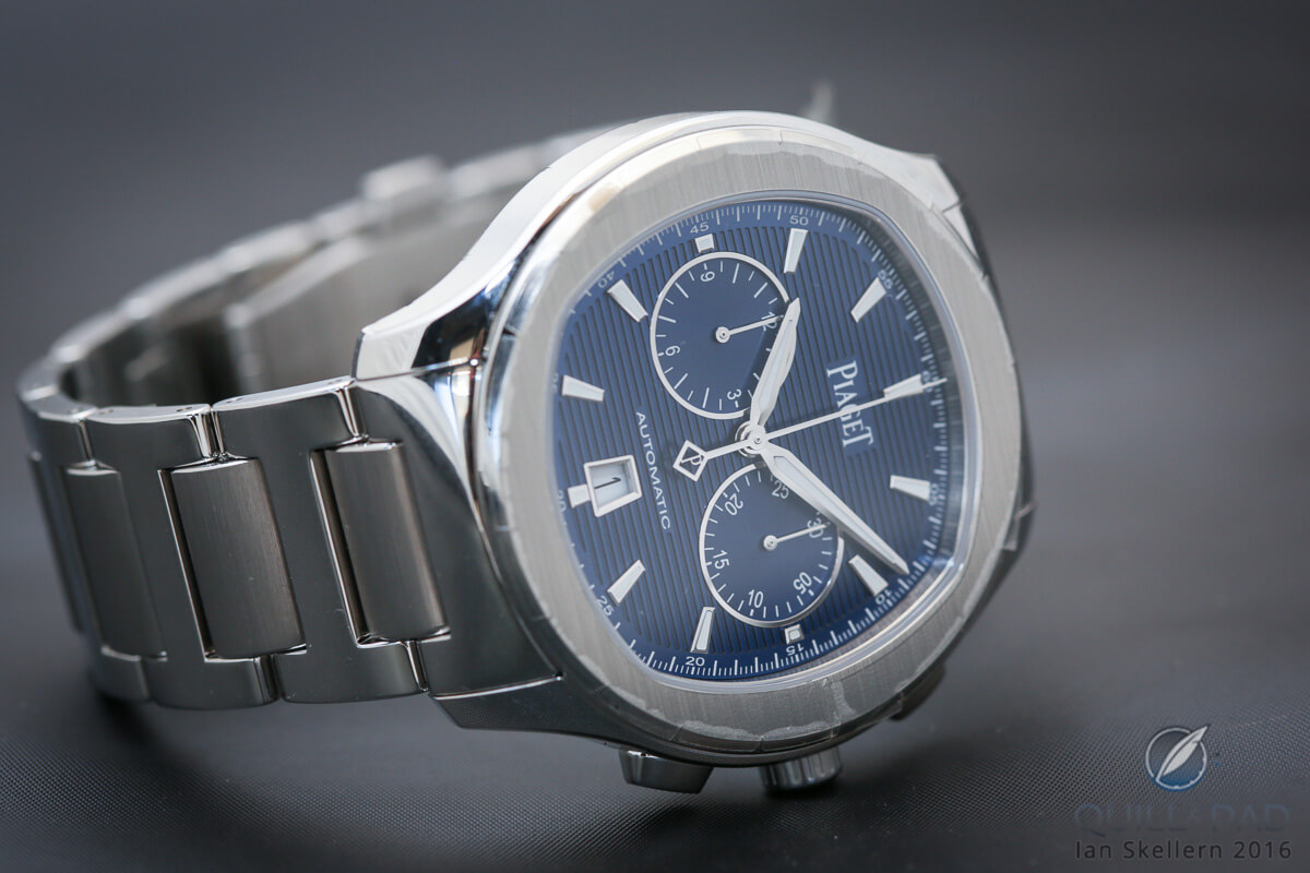 Piaget Polo S chronograph blue dial