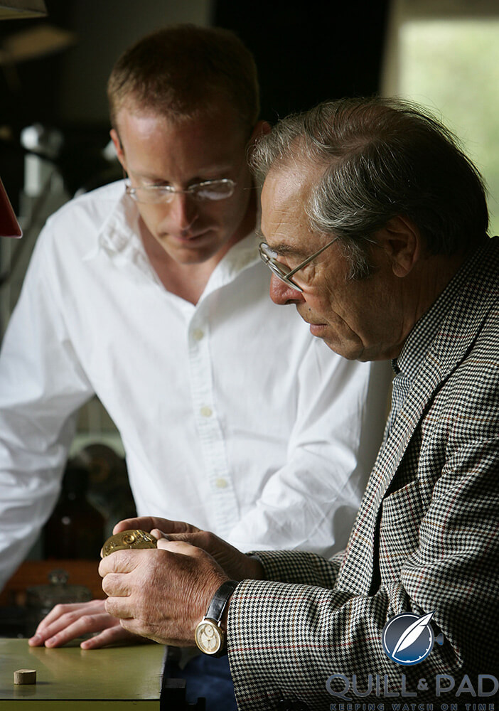 George Daniels (right) and Roger Smith