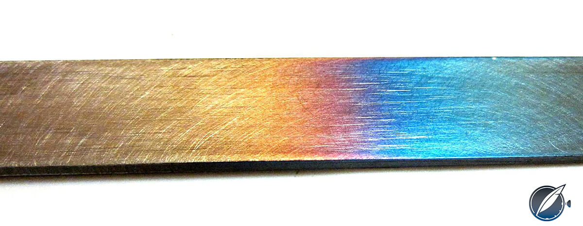 Colors of tempered steel