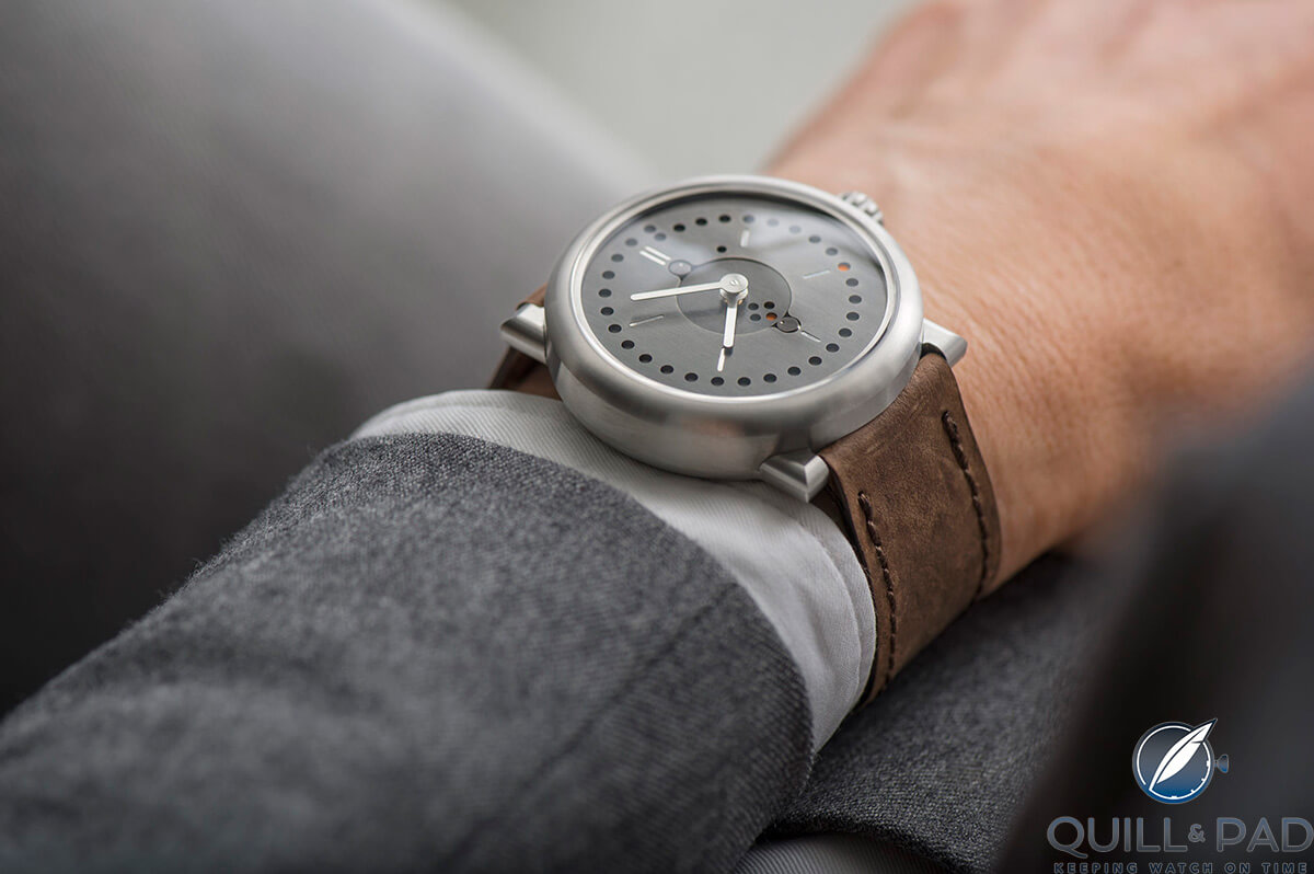 Ochs und Junior Perpetual Calendar on the wrist