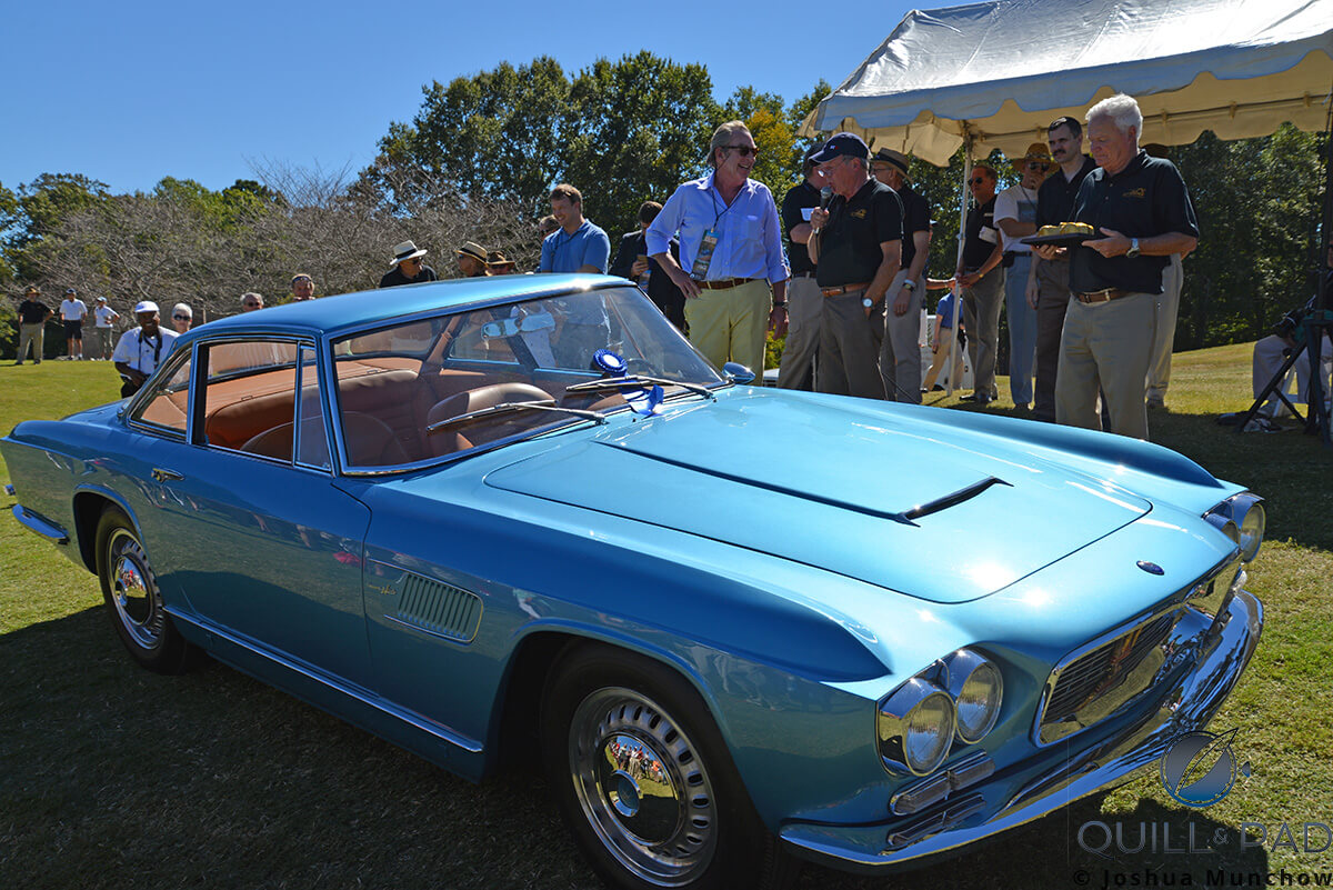 Extremely rare 1961 Maserati 3500 GT Frua prototype at the 2016 Atlanta Concours d’Elegance