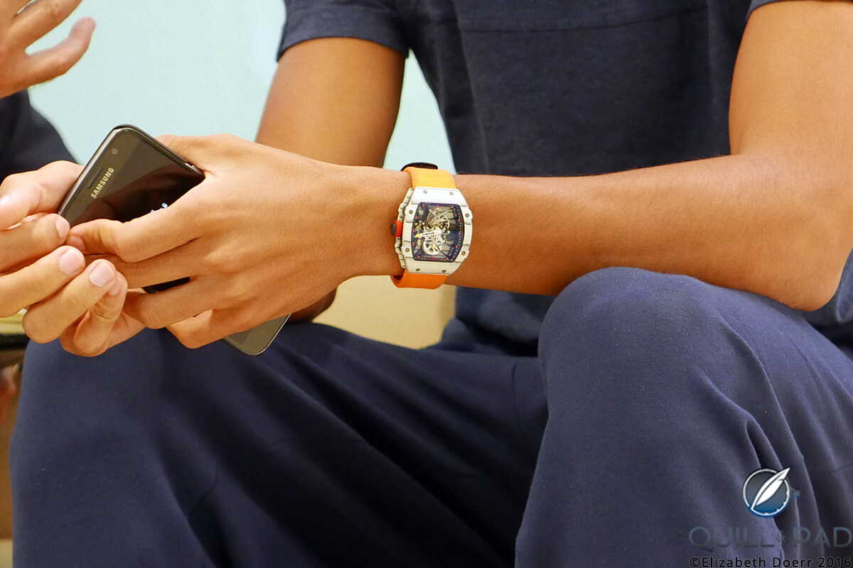Wayde van Niekerk’s new second skin: the Richard Mille RM 27-02 Rafael Nadal