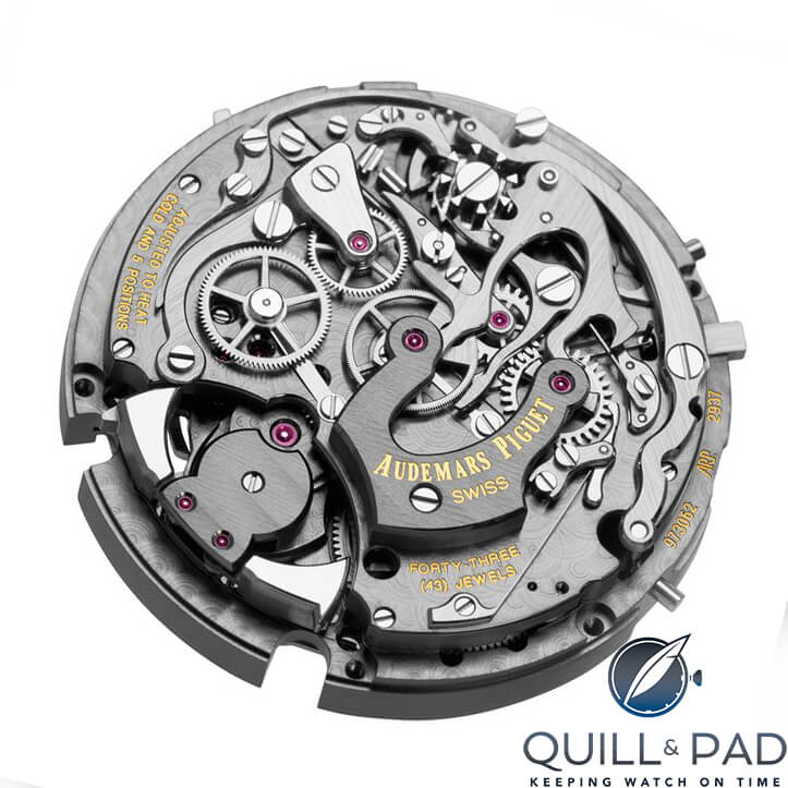 The Audemars Piguet Caliber 2937, the beautiful movement inside the Supersonnerie