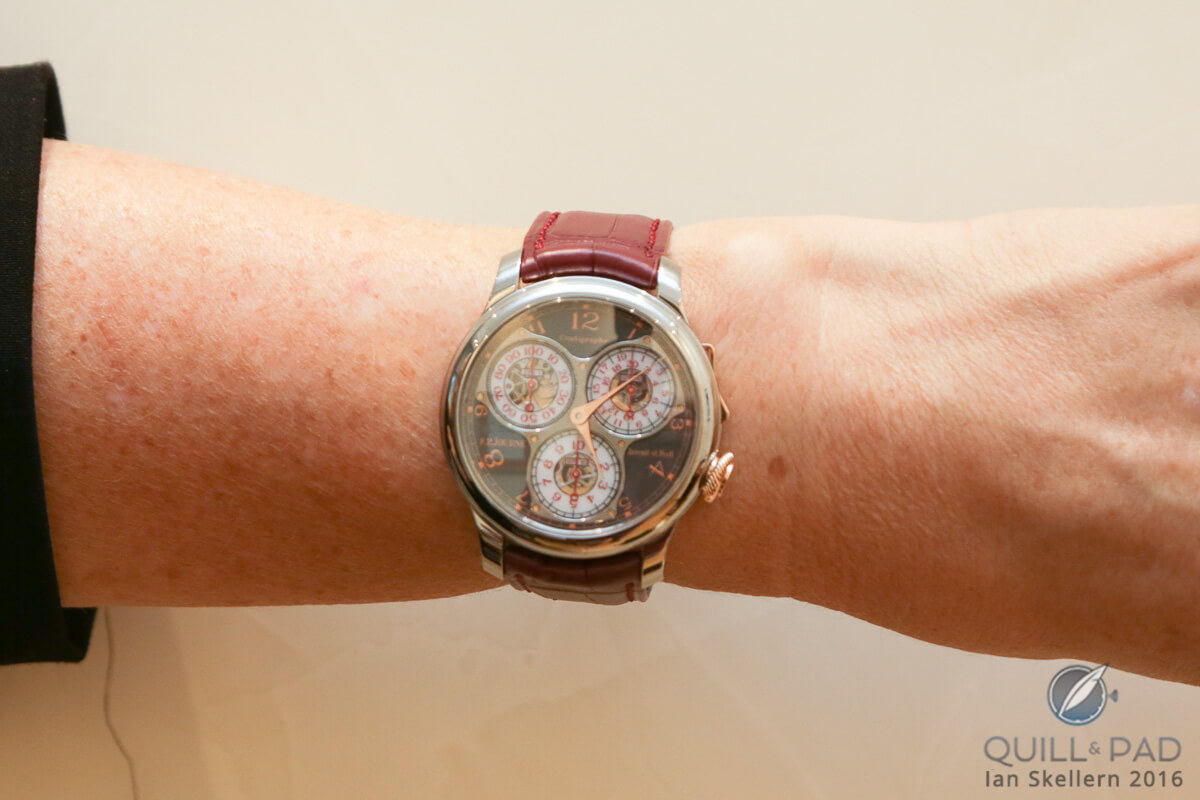 F.P. Journe Centigraphe Souverain Anniversaire on the wrist