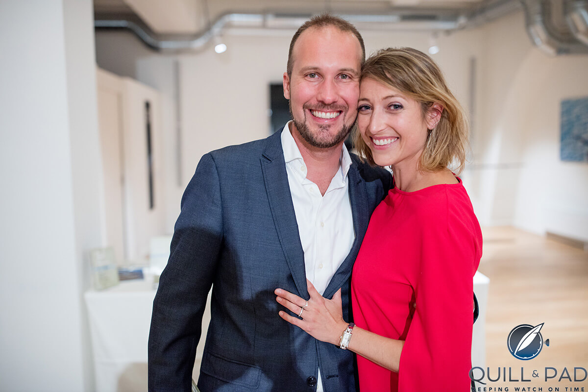 Louis and Yannick Nardin at the launch party for ‘The Magic of Watches’ in October 2016