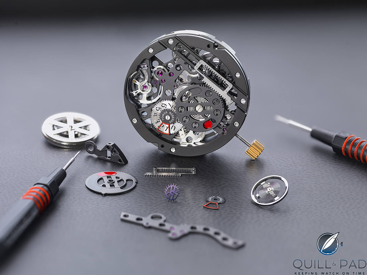 Movement of the Hublot Big Bang MECA-10 