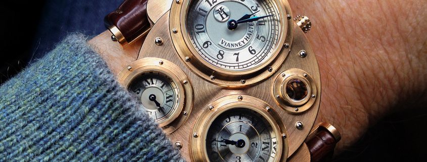 Bought pre-owned: the author’s Vianney Halter Antiqua