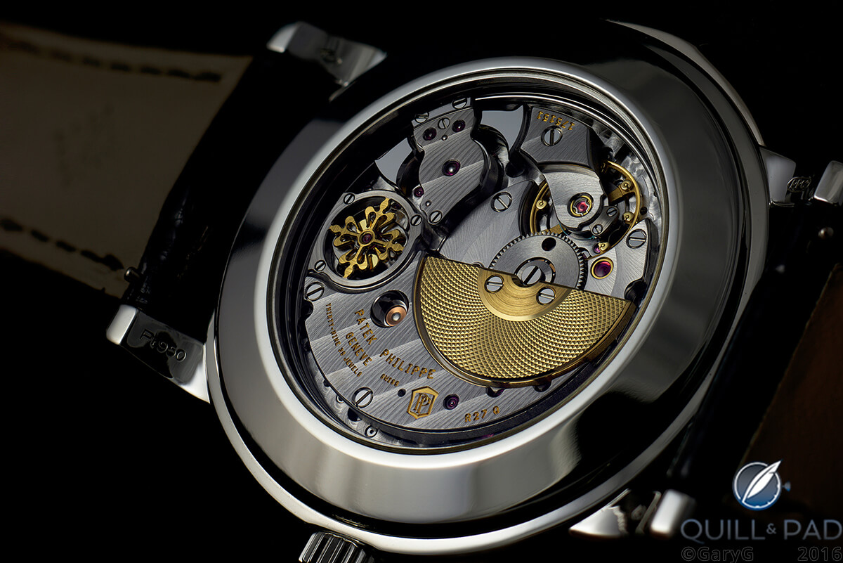 Caliber R 27 Q, with the Spiromax silicon hairspring visible at top right