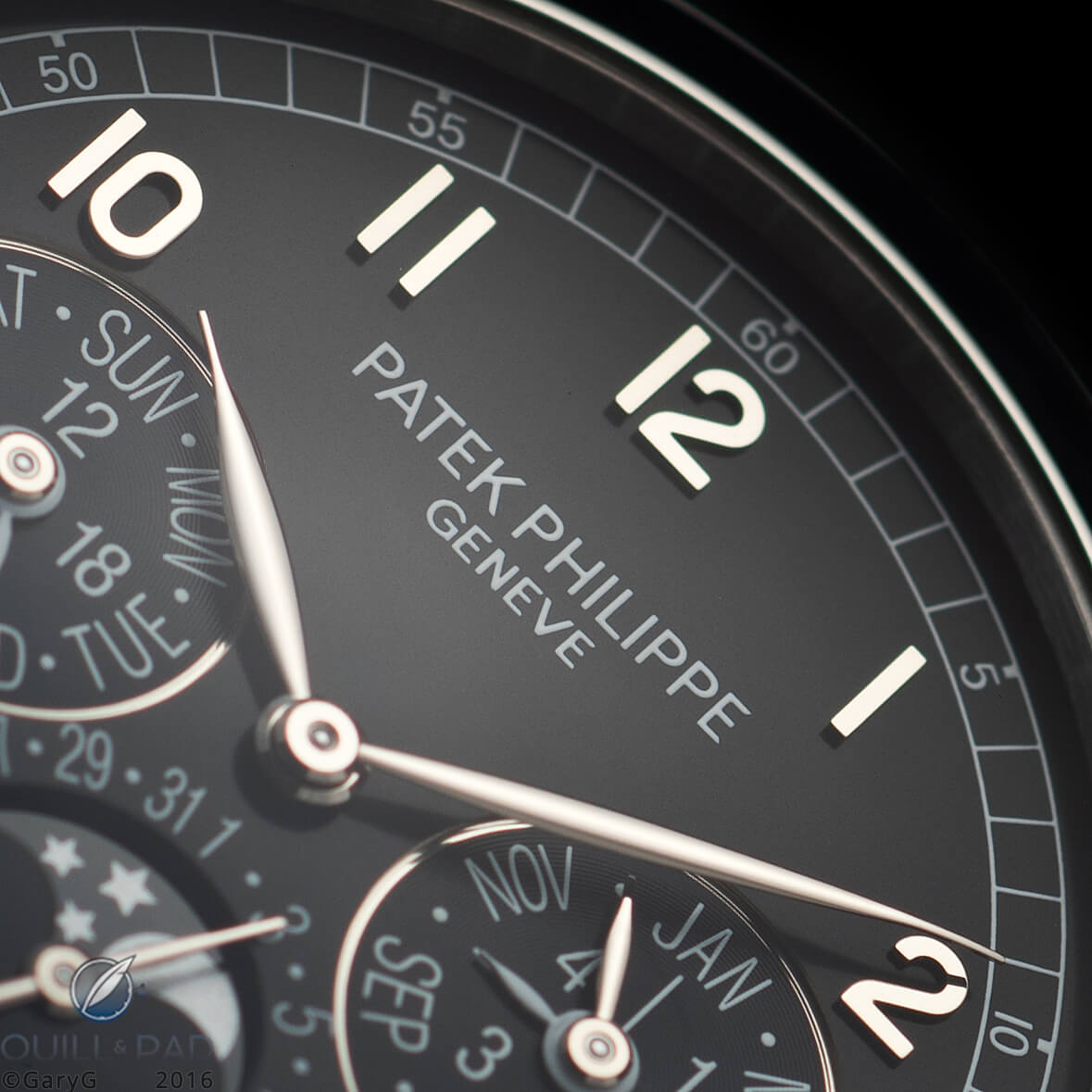 Parting shot: dial detail, Patek Philippe Reference 5074P
